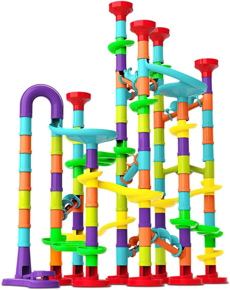 142Pcs Piece DIY Marble Run Race Set