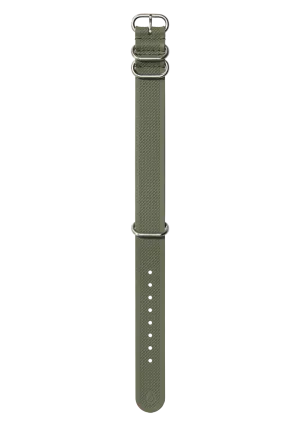 20mm FKM Rubber NATO Band - Olive