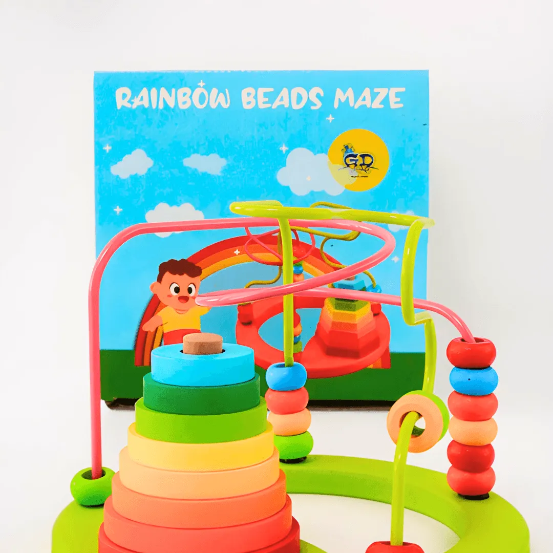 3-in-1 Rainbow Beads Maze