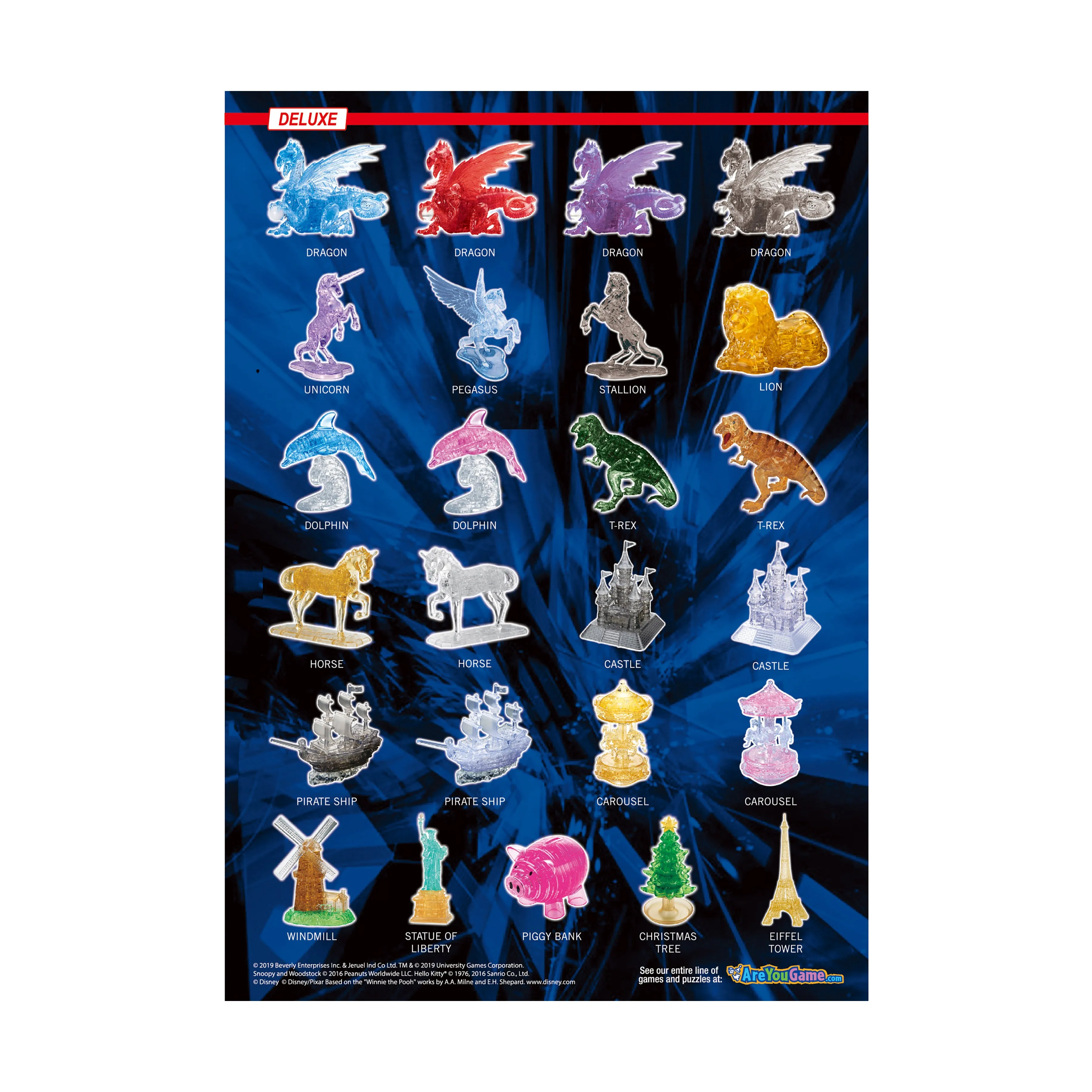 3D Crystal Puzzle - Penguin and Baby: Challenging 43-Piece Set