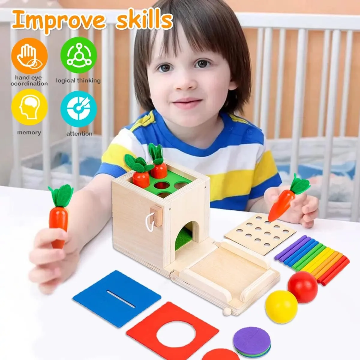 6in1 Montessori Early Education Intelligence Multi-functional Box