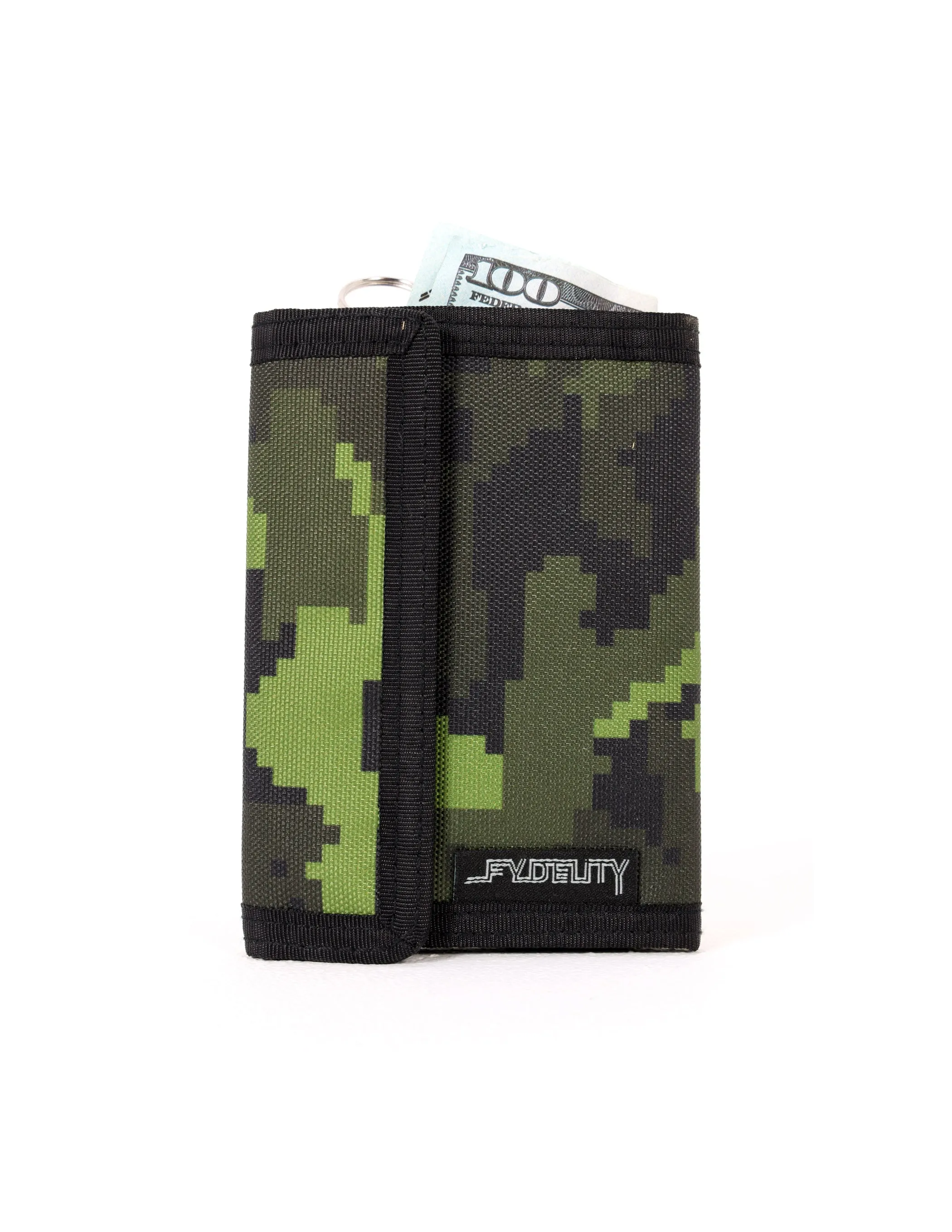 80's Wallet | Bi-Fold RFID |GREEN CAMO