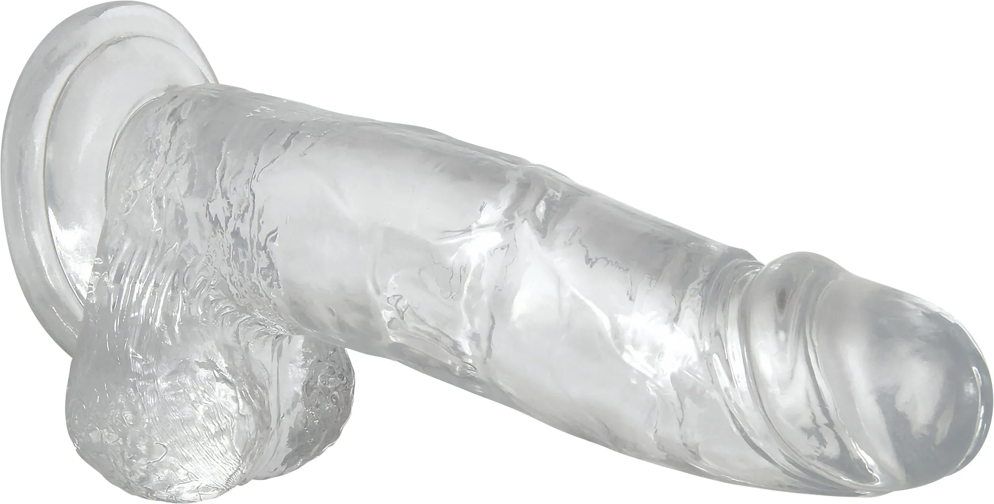 Adam & Eve Crystal Clear 8in Dildo