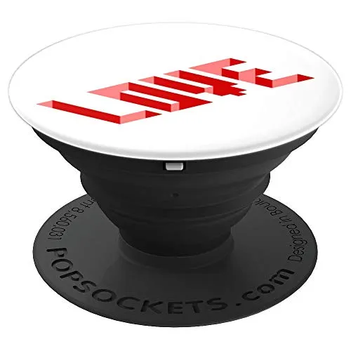 Amazon.com: Love Red/Pink Letters Word Design - PopSockets Grip and Stand for Phones and Tablets: Cell Phones & Accessories