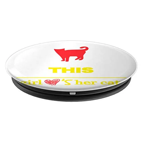 Amazon.com: This Girl Loves Her Cat! - PopSockets Grip and Stand for Phones and Tablets: Cell Phones & Accessories