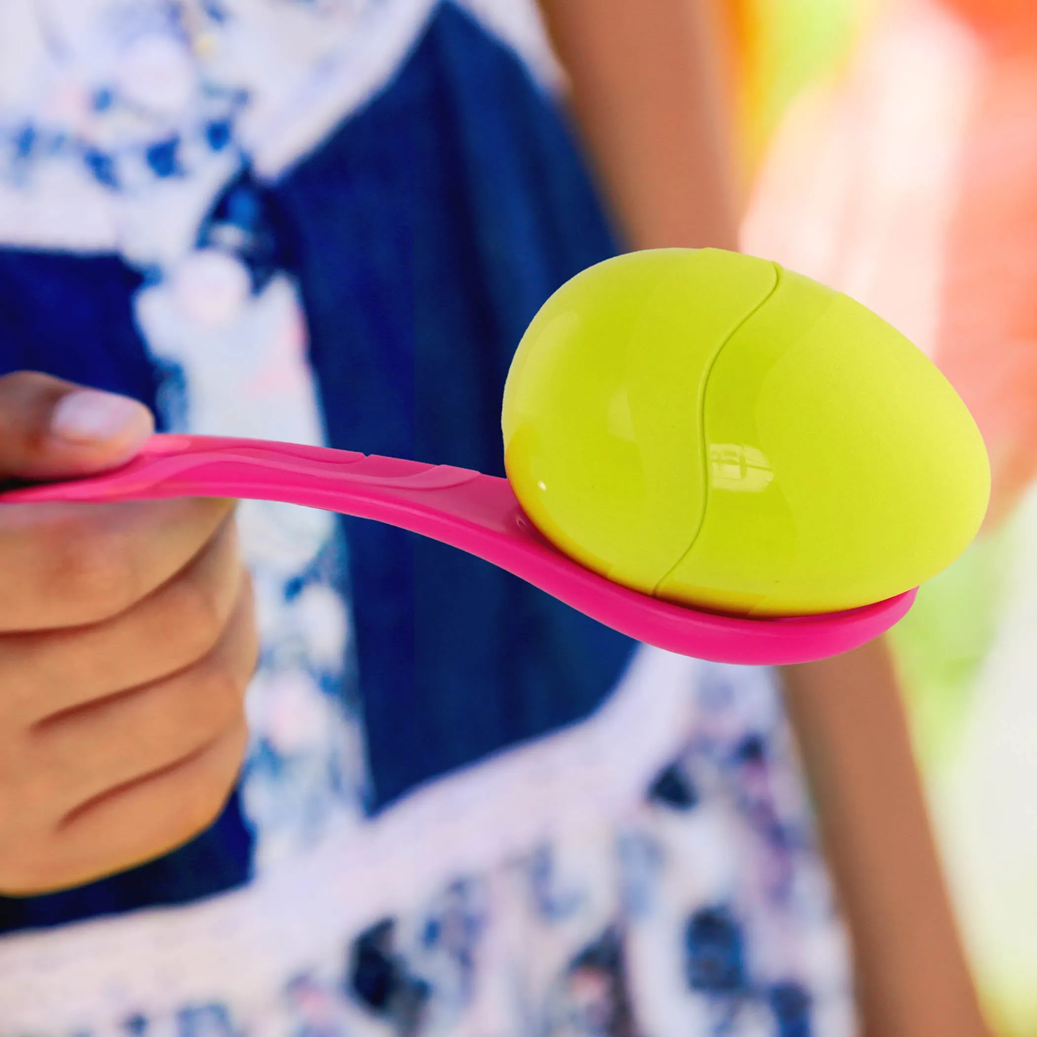 B. toys - Summer Cone Toss With Spoon Balancing Game