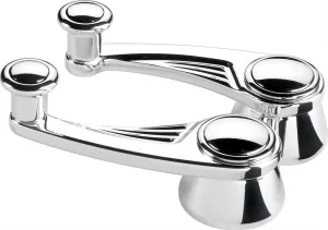 Ball Milled Interior Vent Window Crank Handles - Polished BS47525