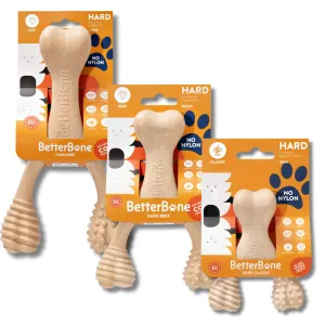 BetterBone Hard Density Beef Flavored Dental Chew Toy For Dogs