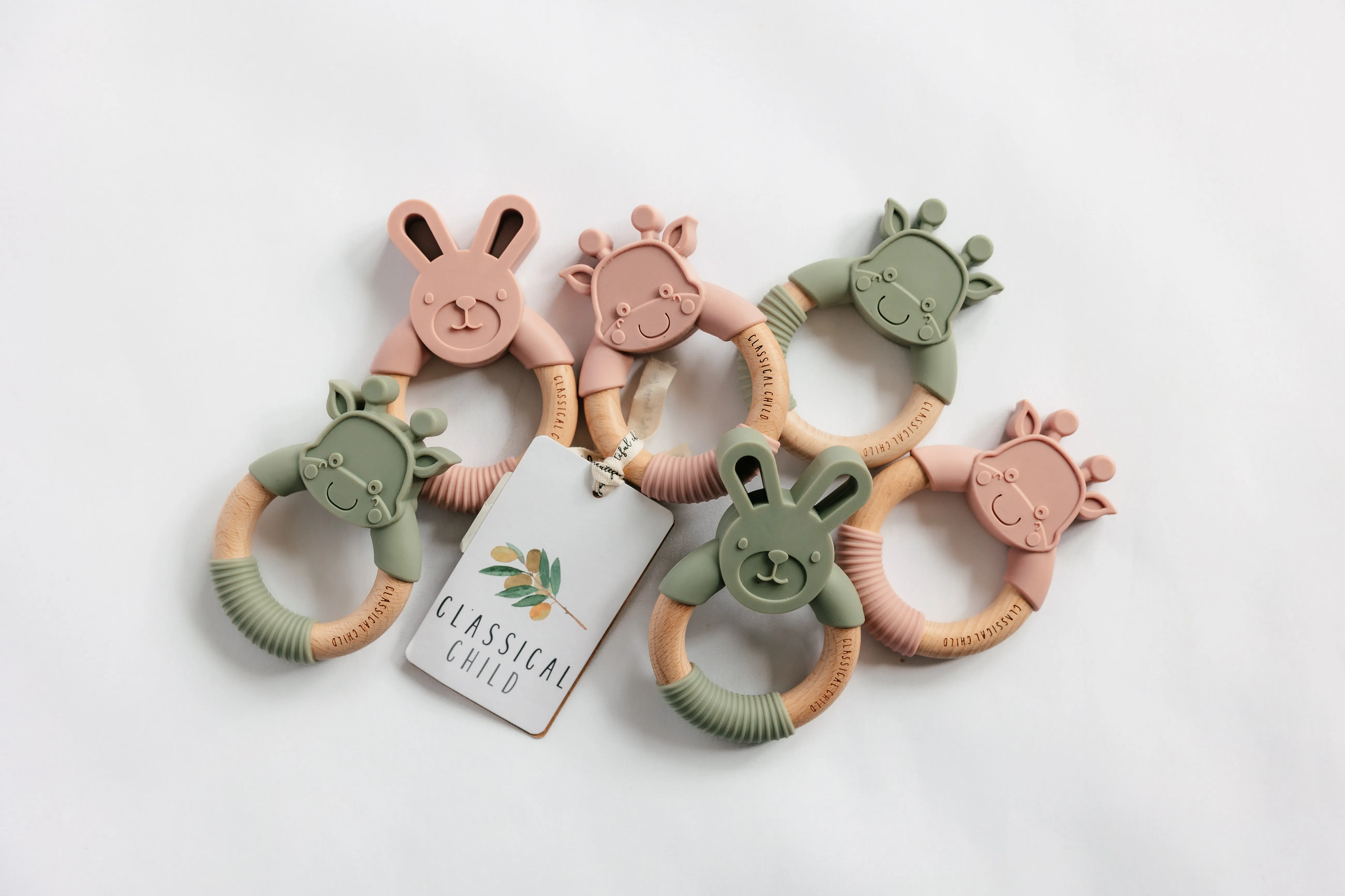 Blush Giraffe Teether