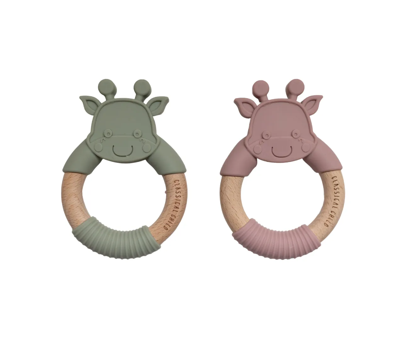 Blush Giraffe Teether