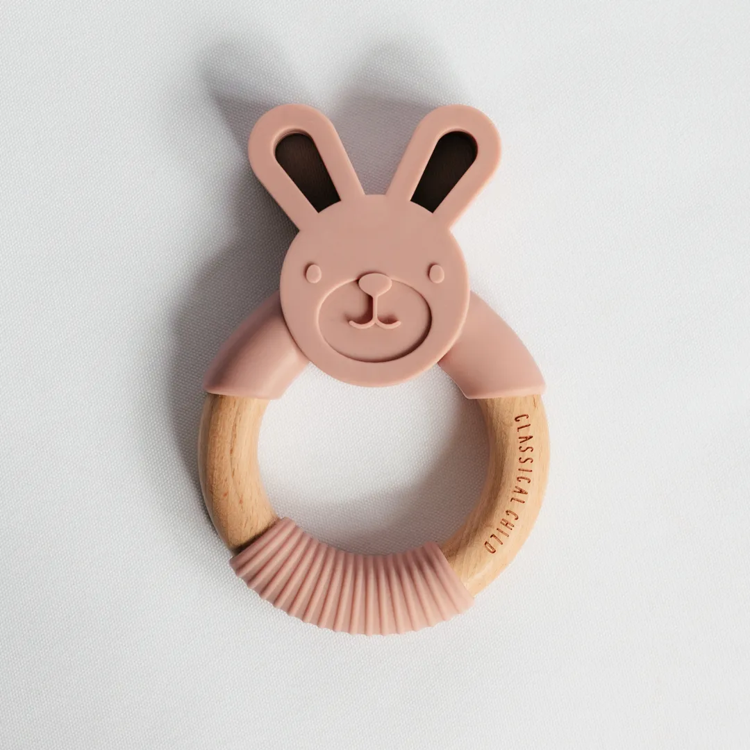 Blush Rabbit Teether