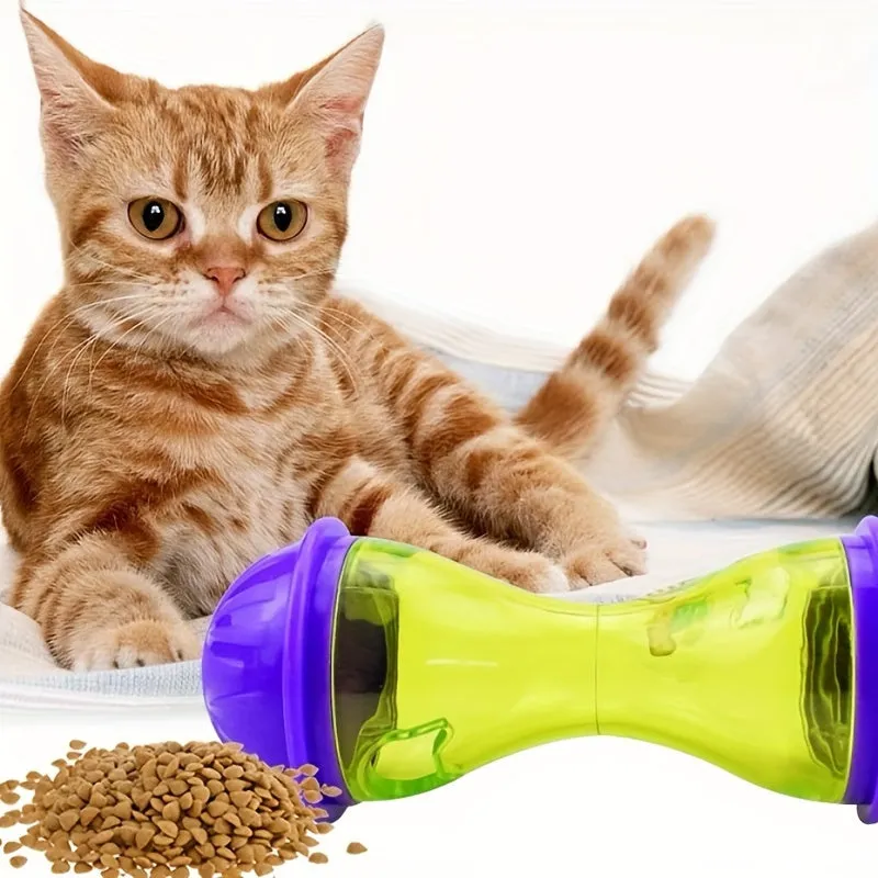 Boneshaped Slow Food Toy Engaging Fun for Cats Promotes Dental Health