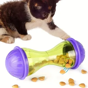 Boneshaped Slow Food Toy Engaging Fun for Cats Promotes Dental Health