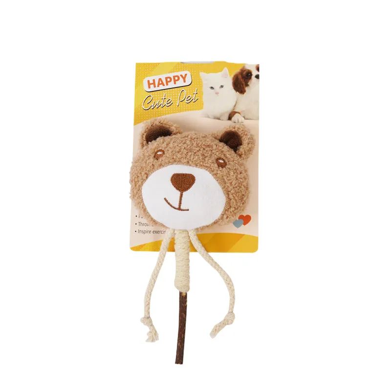 Cat Natural Stick Toy | Animal Series