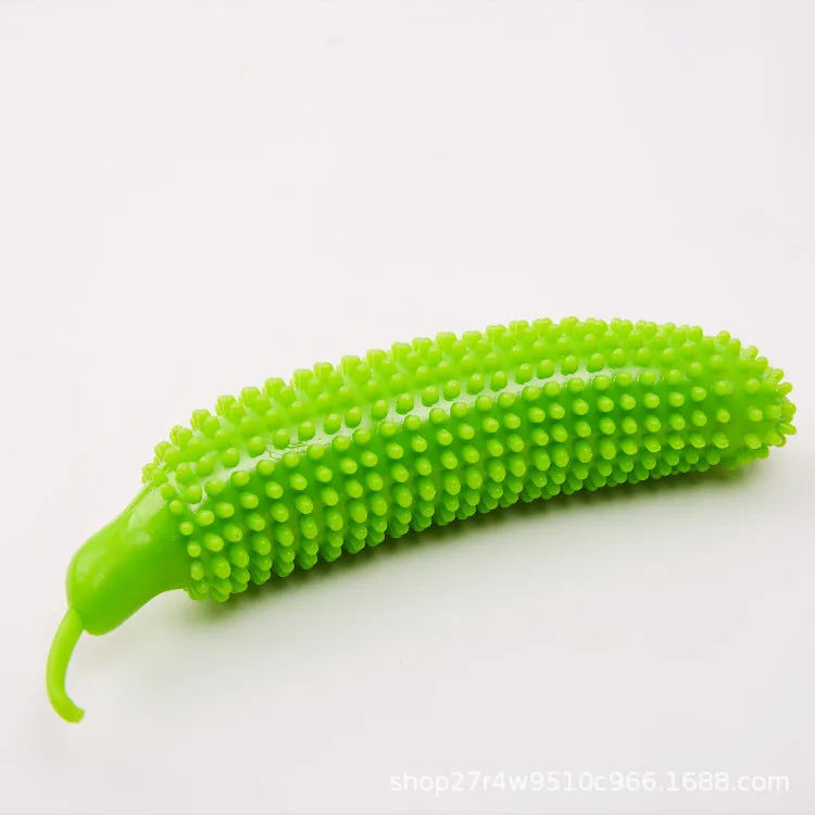 Cucumber Bite-Resistant Molar Stick Dog Toy