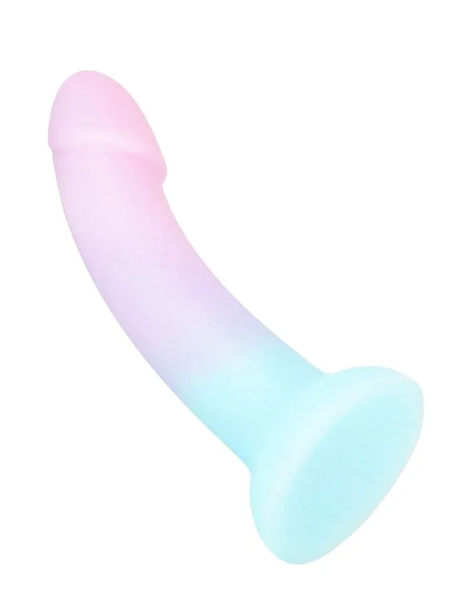 Dilly Hue Gradient Flexible Dildo Pink