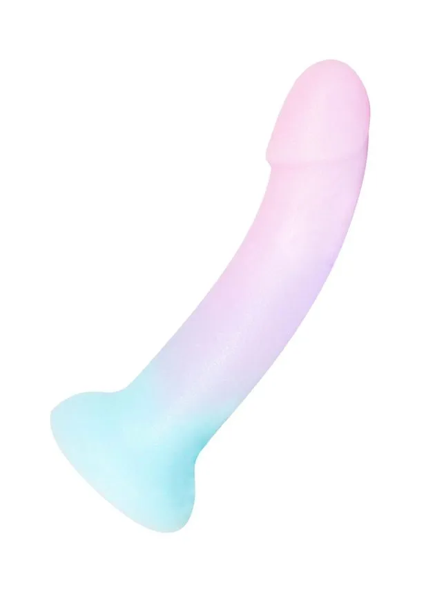 Dilly Hue Gradient Flexible Dildo Pink