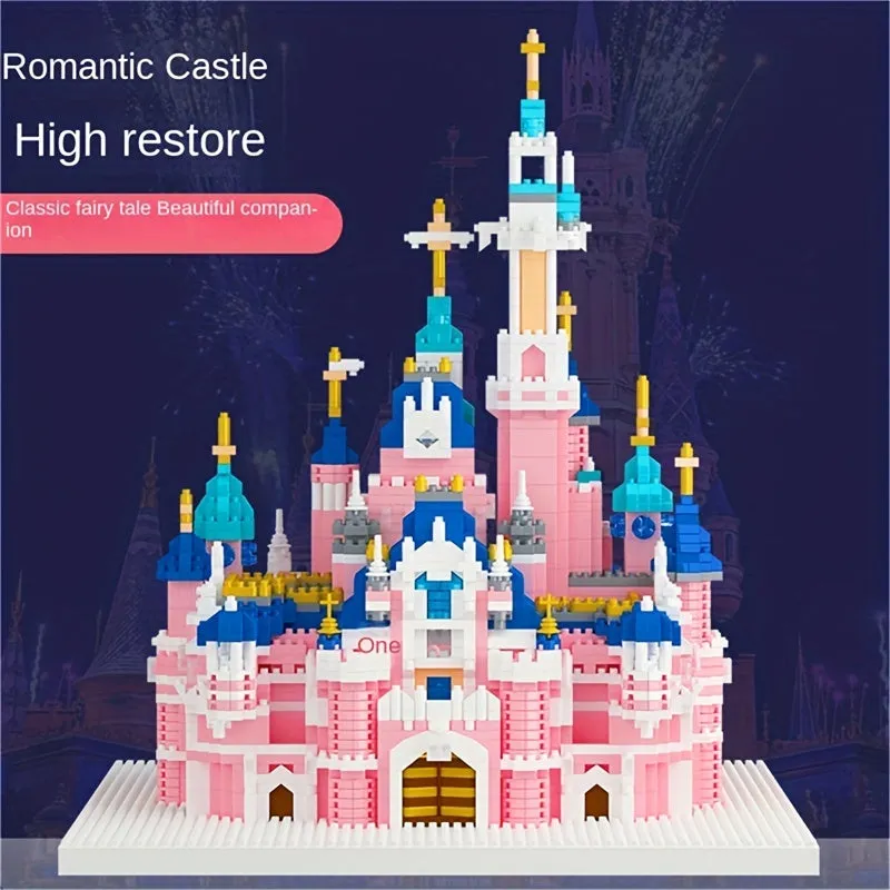 Dream Castle Puzzle Challenging Assembly Toy for Kids Birthday Gift