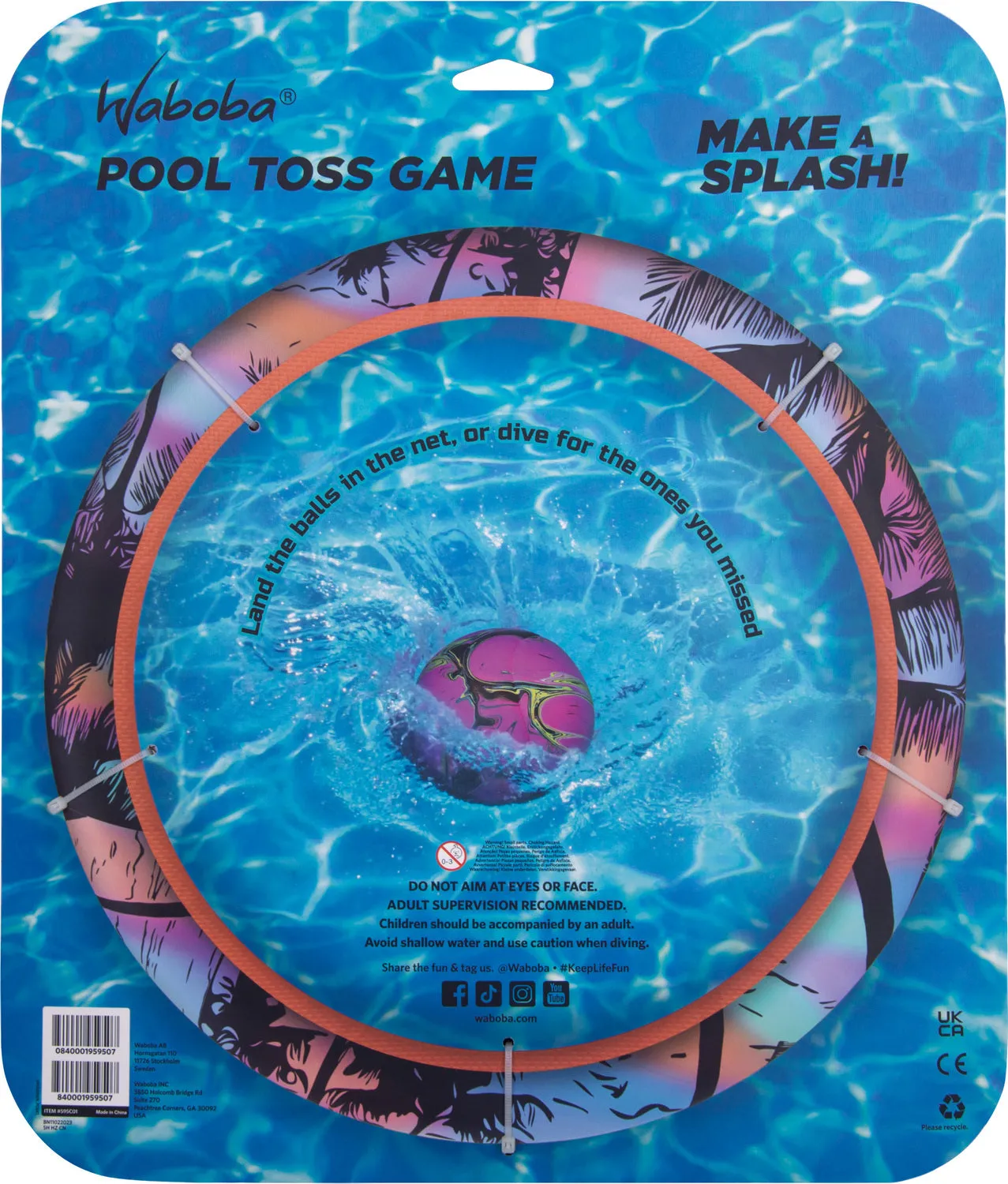 Dunk or Dive Pool Toss Game