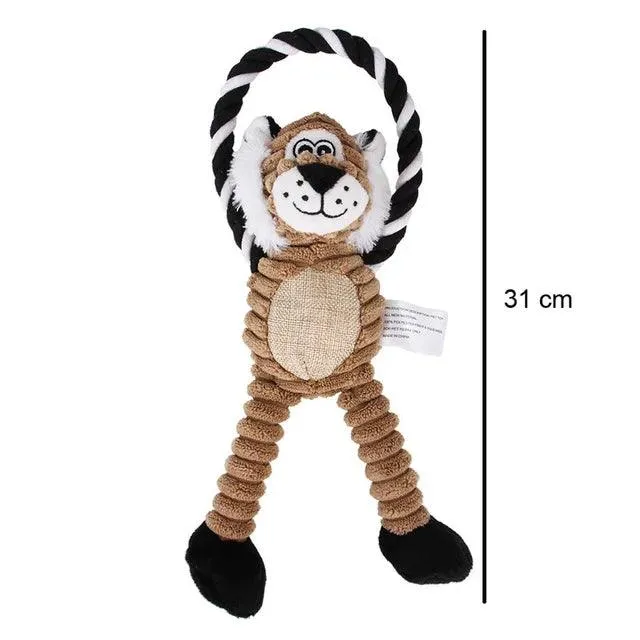 Durable Bite-Resistant Squeaky Dog Plush Toys