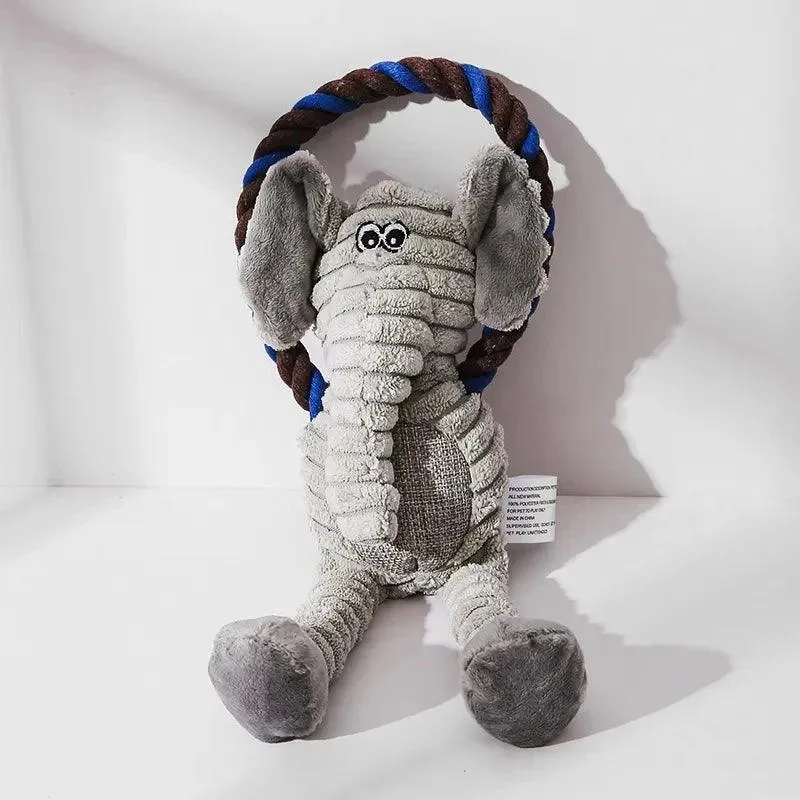 Durable Bite-Resistant Squeaky Dog Plush Toys