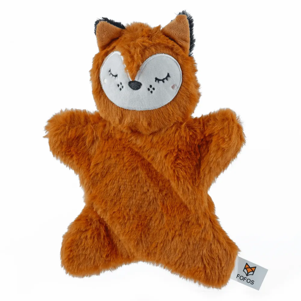 Fofos Glove Plush Fox Toy for Dogs | For Soft Chewers