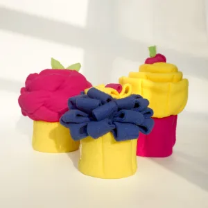 For The Love Of Dog Box of 3 Snuffle Pupcake Toy for Dogs