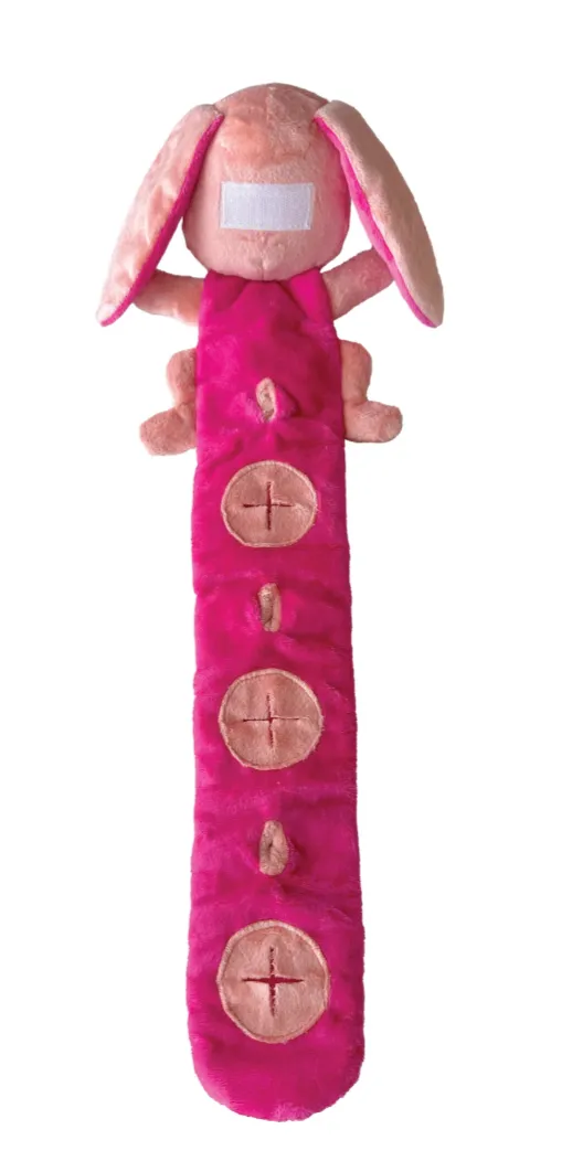 FouFouBrands Hide 'n Seek Roll Ups Dog Toy - Bunny