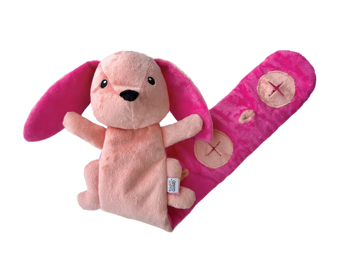 FouFouBrands Hide 'n Seek Roll Ups Dog Toy - Bunny