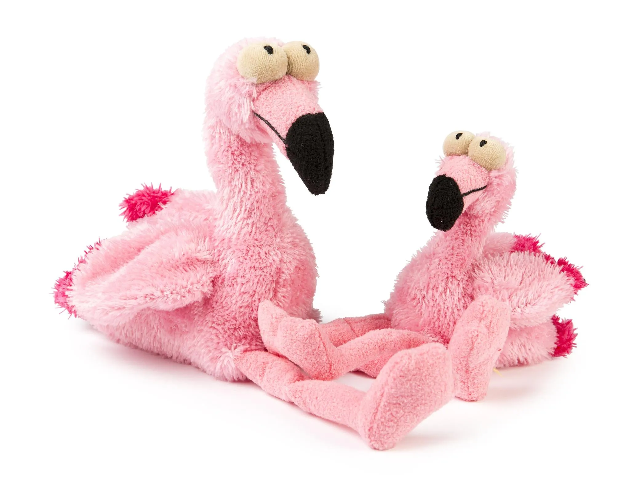 FuzzYard Little Flo The Flamingo Dog Toy Small