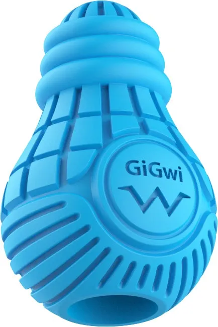 Small GiGwi Bulb Treat Dispenser Rubber Dog Toy with Optimized Title