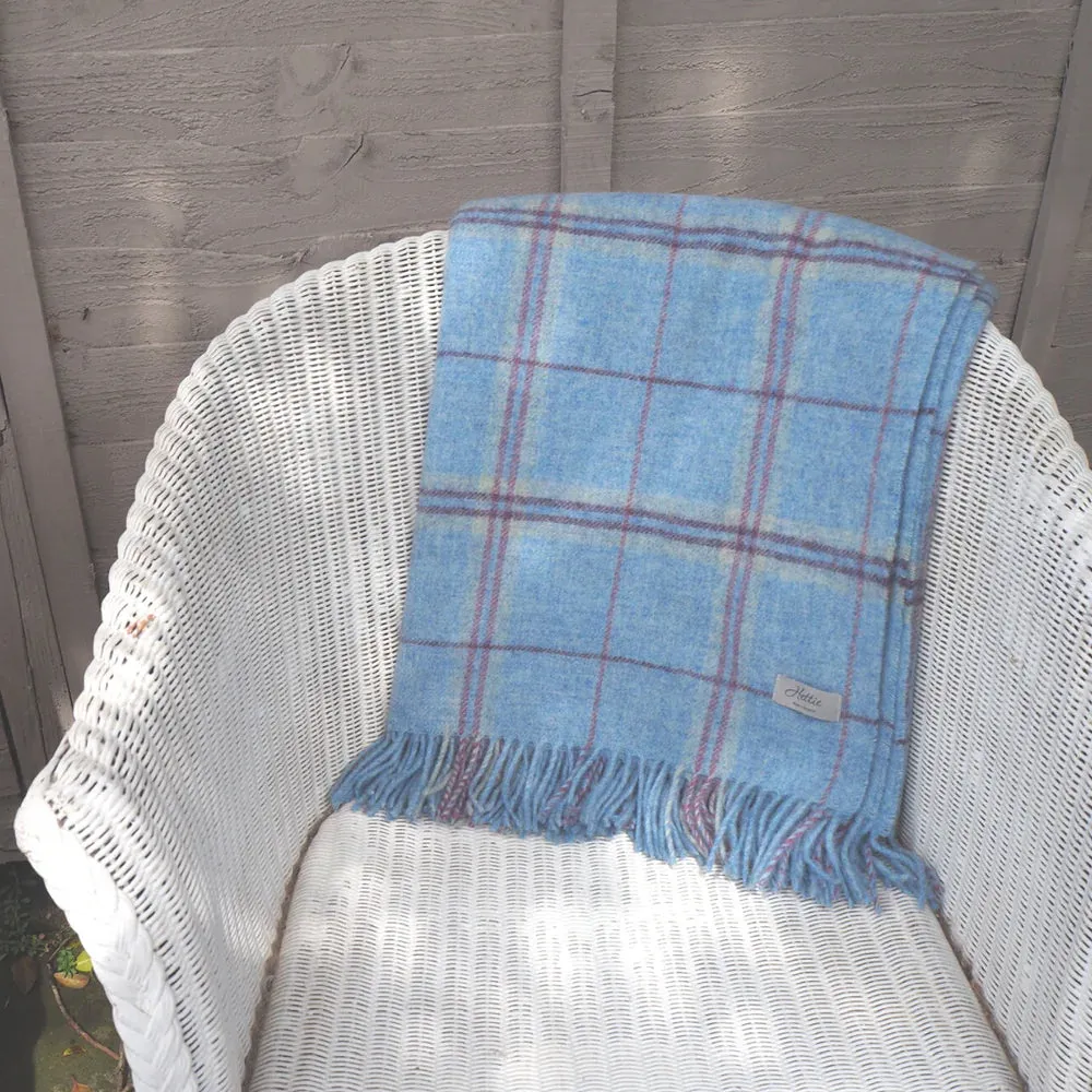 Hettie - Platinum Blue Throw