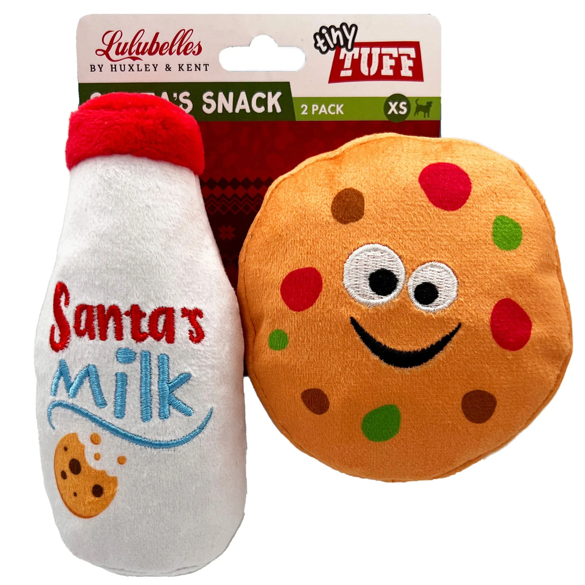 Huxley & Kent Tiny Tuff Santa's Snack Dog Toy