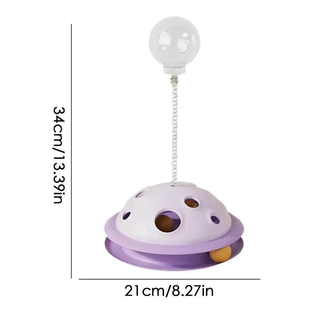 Interactive Cat Toy & Slow Feeder Ball