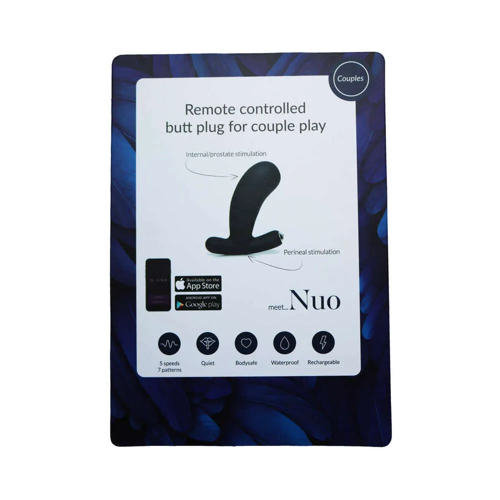 Je Joue Nuo V.2 Black Anal Plug - App-Compatible