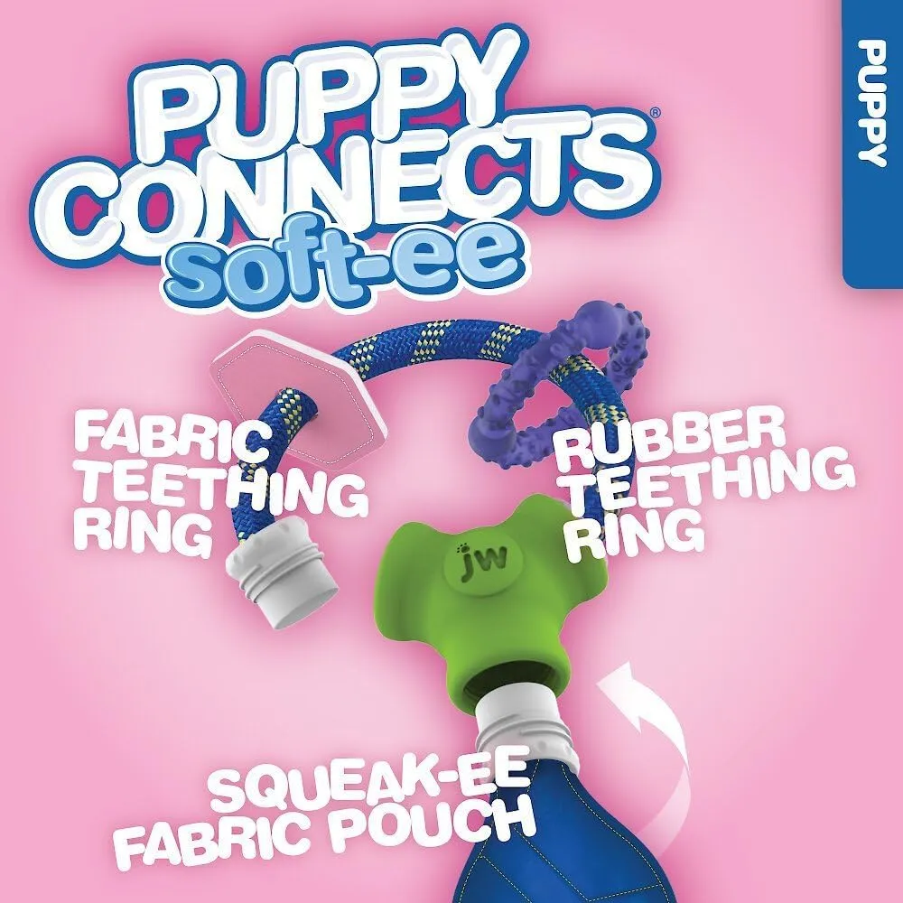 JW Puppy Toys Connects Soft-ee Set