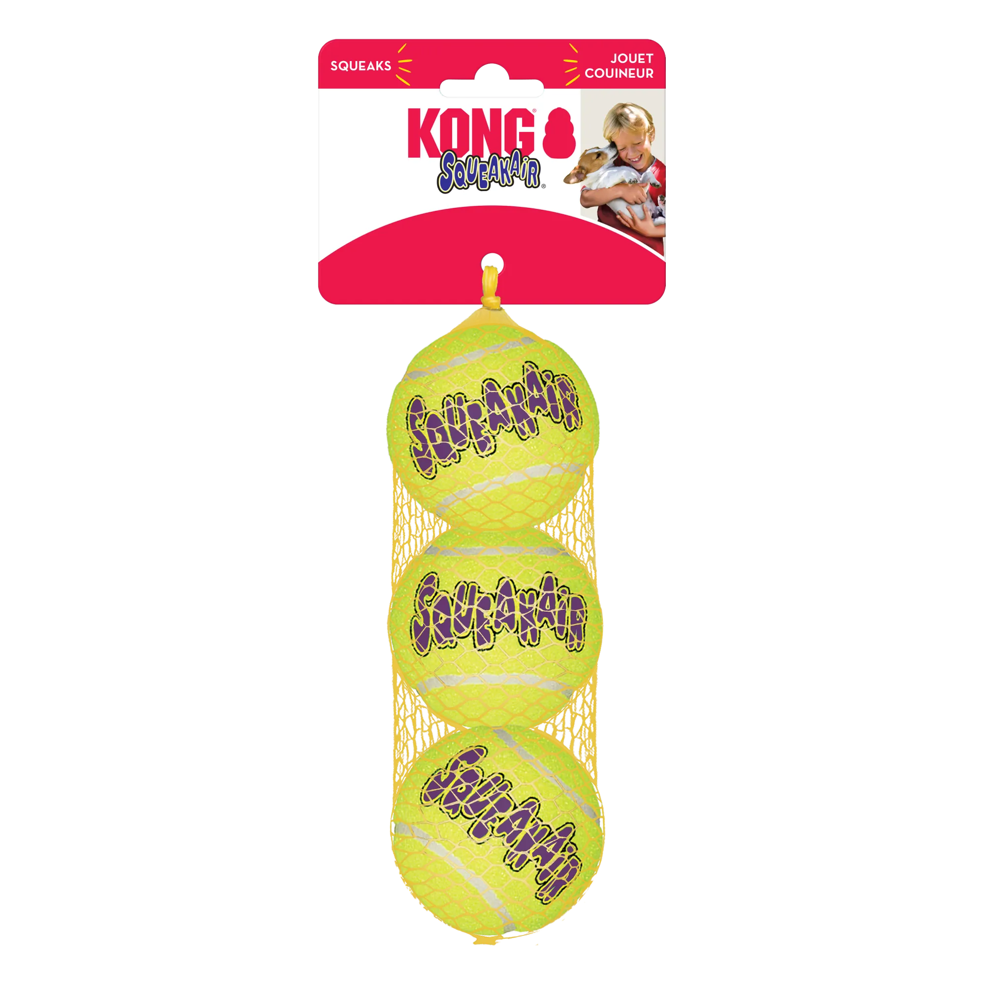 KONG SqueakAir Balls Medium Dog Toy