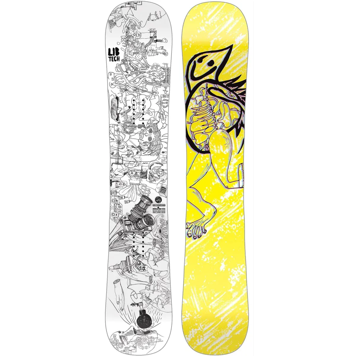 High-Performance Lib Tech Box Scratcher 154cm Snowboard - Versatile All-Mountain and Park Board