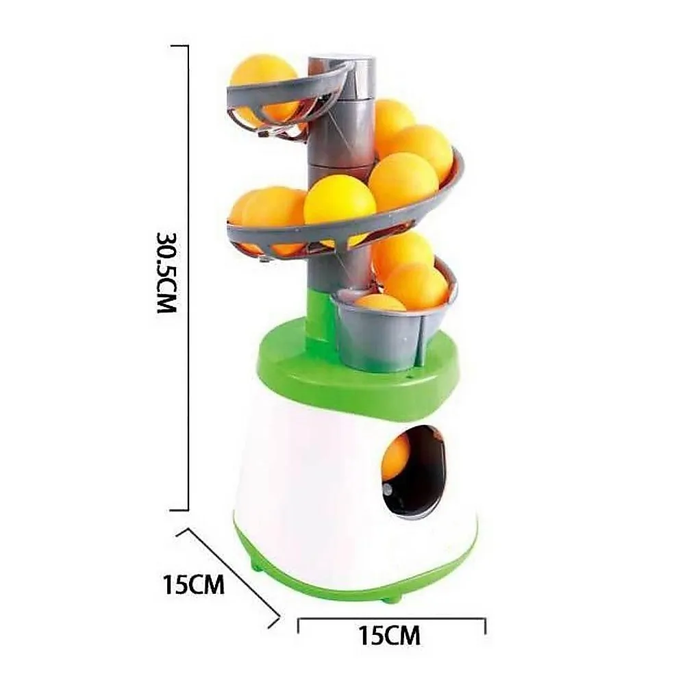 Lightweight Automatic Table Tennis Ball Launcher - Randy & Travis