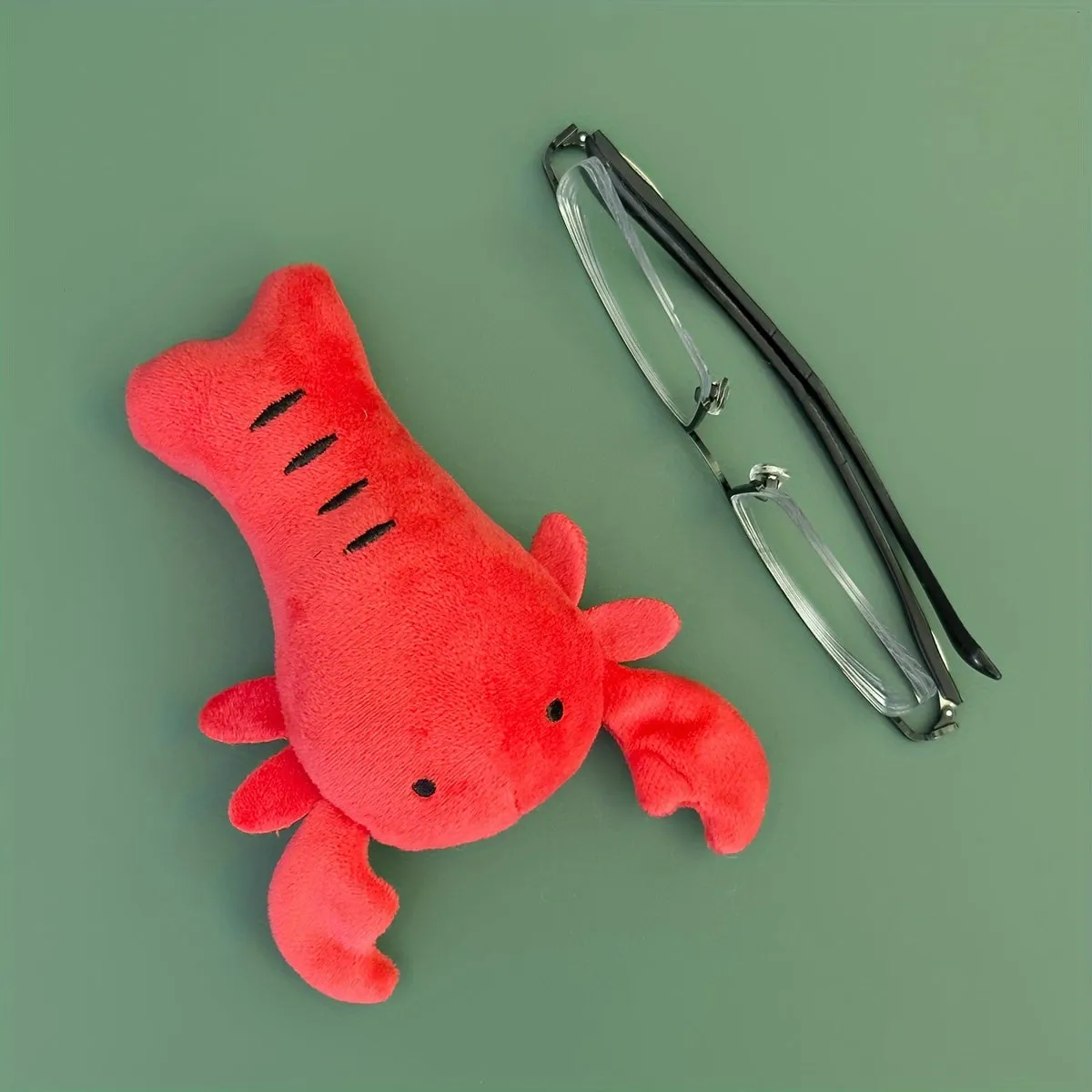 Lobster Design Plush Toy Engaging  Durable Chewing Fun for Dogs