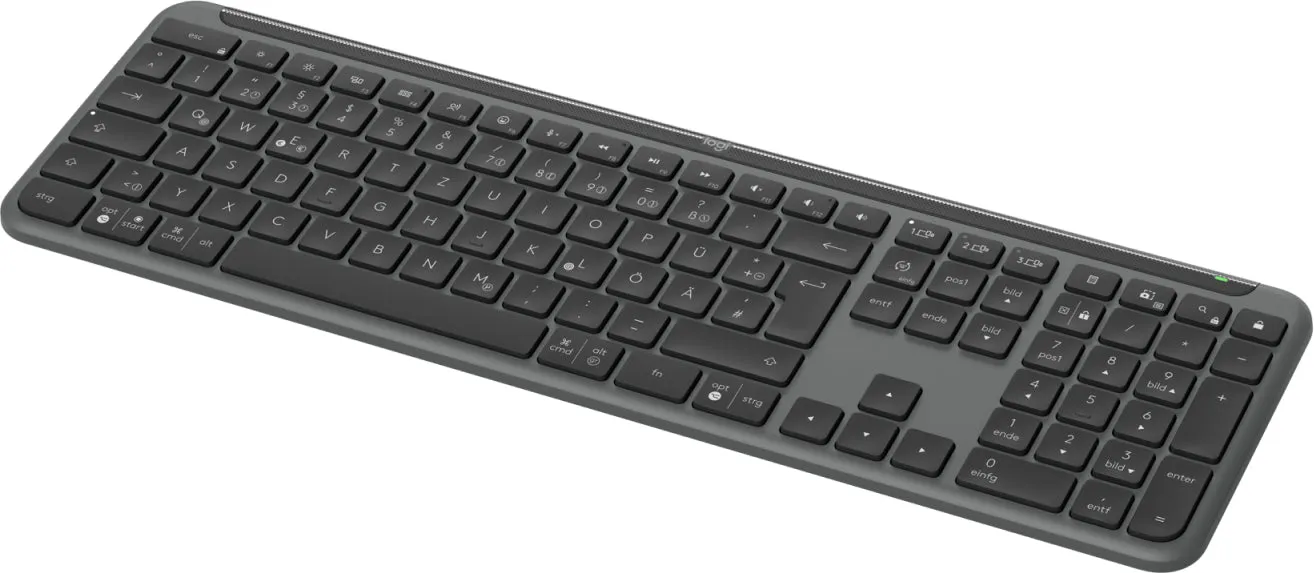 Logitech Signature Slim K950 - Keyboard - 100% Full Size - Qwertz - German - Graphite Input Device