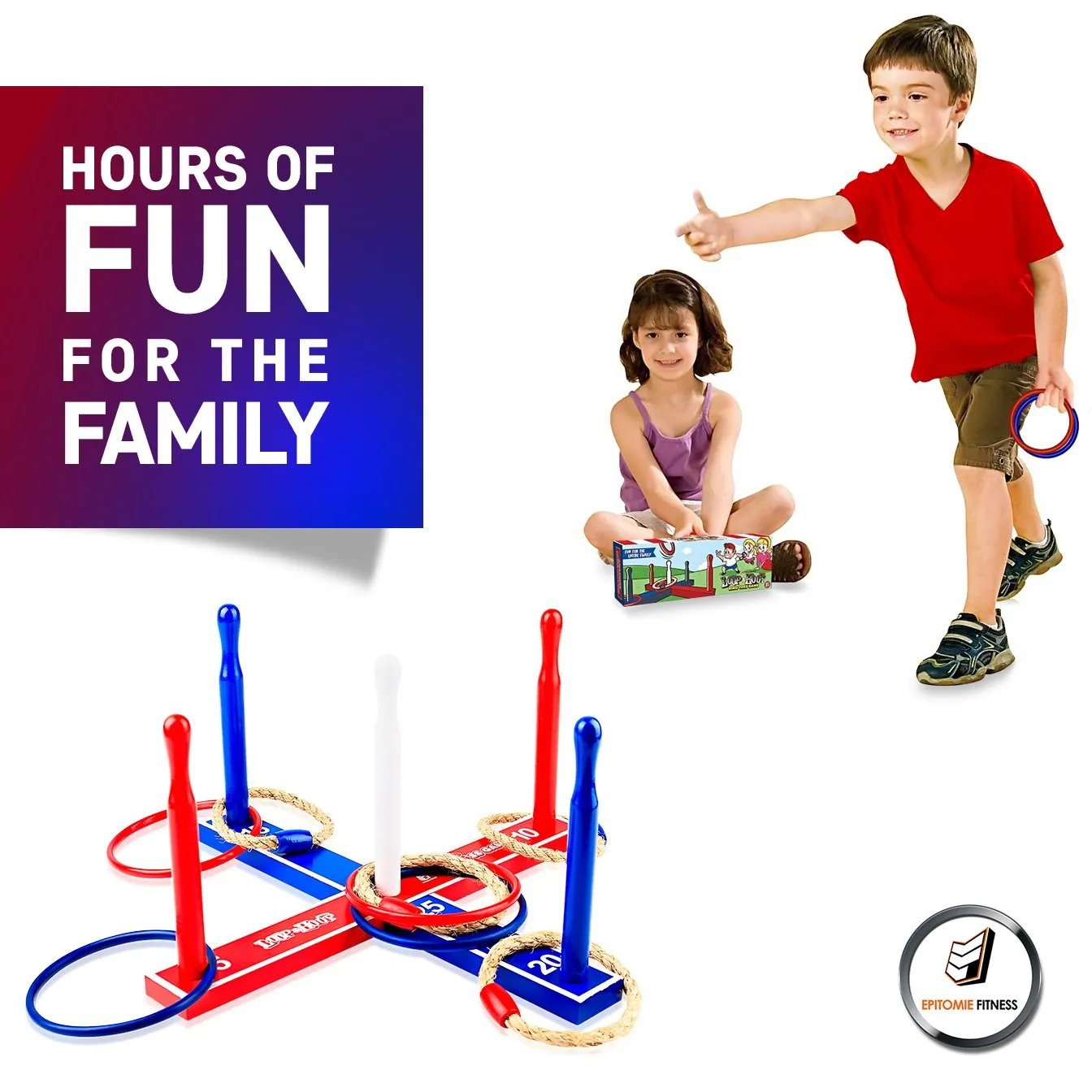 Loop & Hoop Ring Toss Game