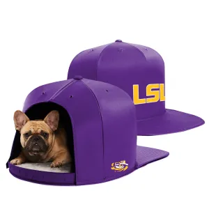 LOUISIANA STATE UNIVERSITY NAP CAP PREMIUM DOG BED