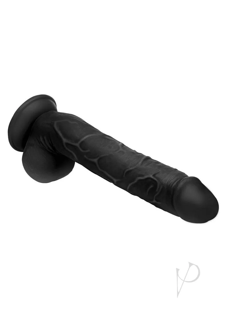 Mc Long Logan Dildo W/balls 10 Black