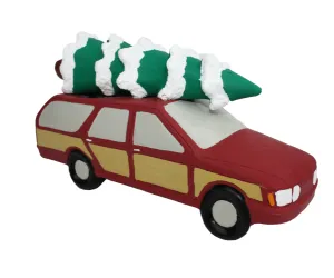 Multipet Holiday Station Wagon with Tree Dog Toy (7.5)