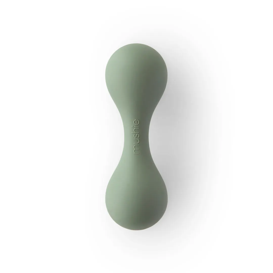 Mushie Silicone Baby Rattle Toy