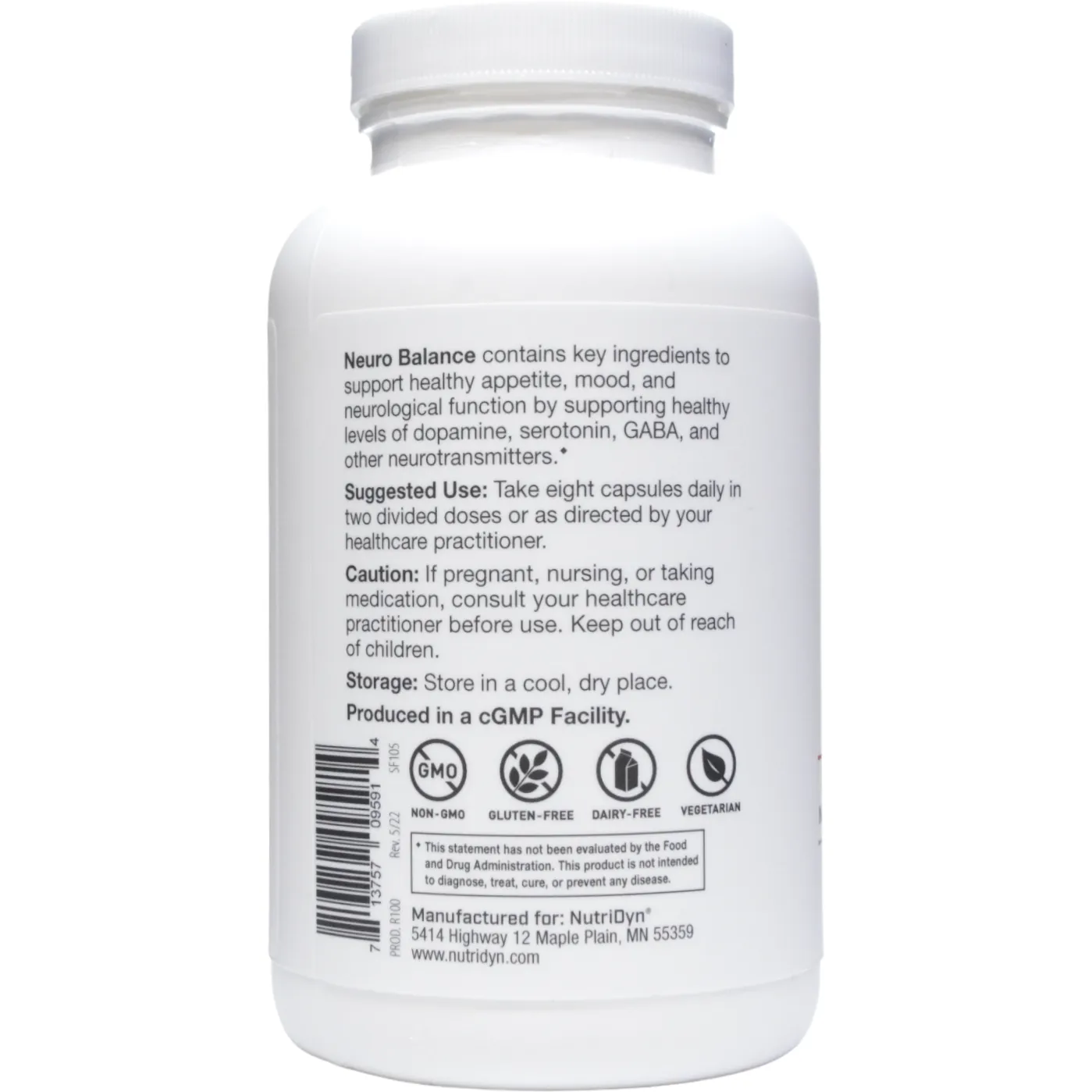 Neuro Balance 180 Capsules by Nutri-Dyn