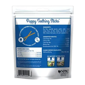 NPIC N-Bone Puppy Teething Sticks, 3.74 oz