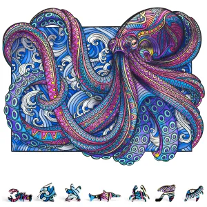 Octopus Wooden Jigsaw Puzzle