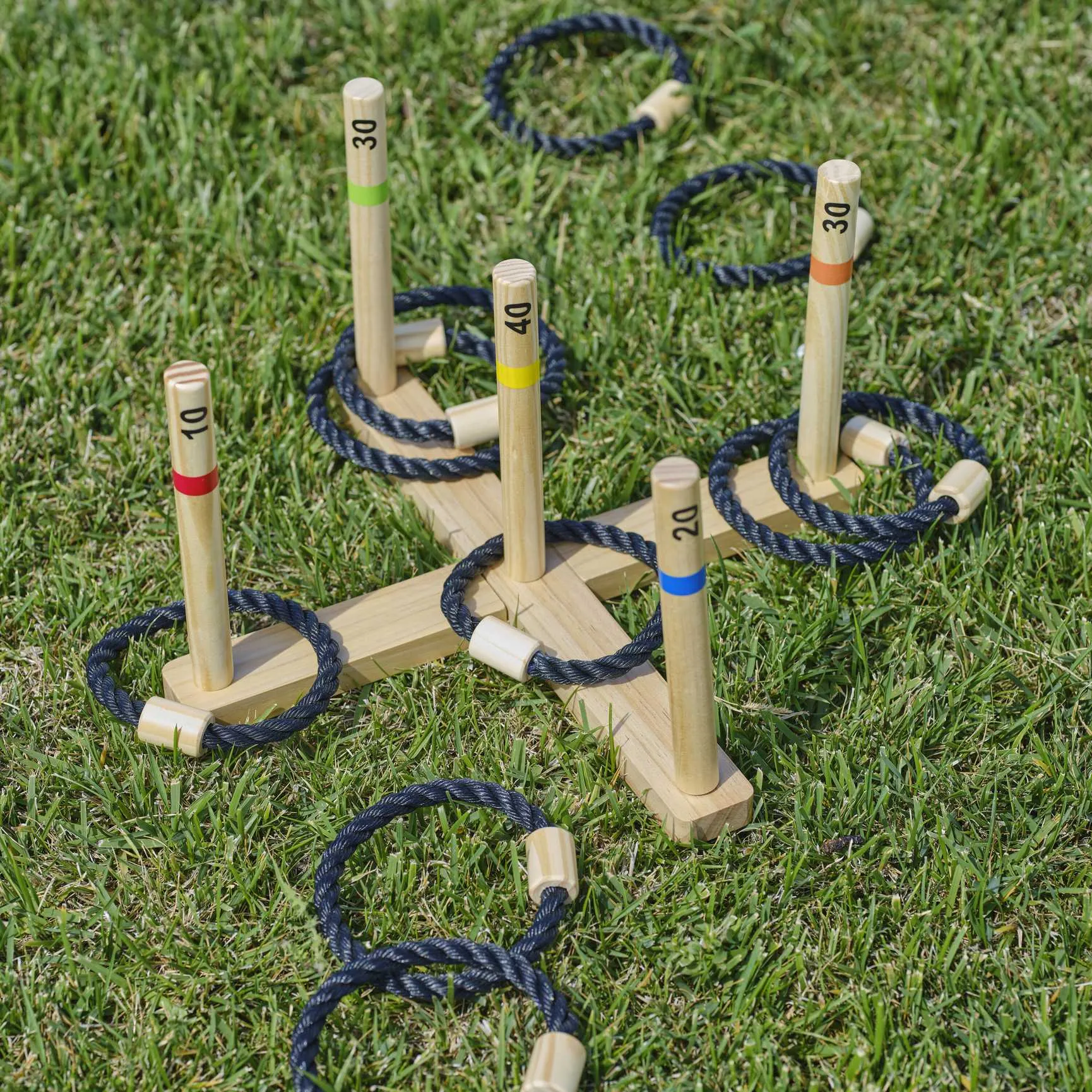 Outdoor Wedding Ring Toss Party Game